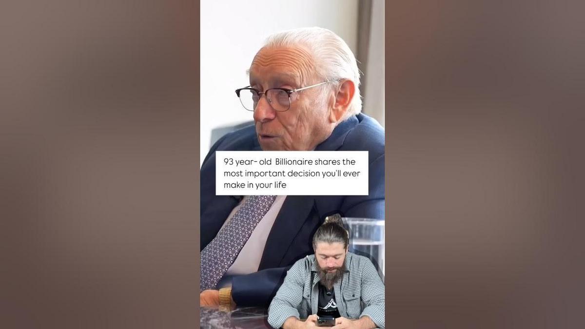 Lebensweisheit eines 93-jährigen Milliardärs